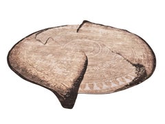 CHRYSALIS Hand Knotted Transitional Round Shaped Rug in Wool and Silk by Hands