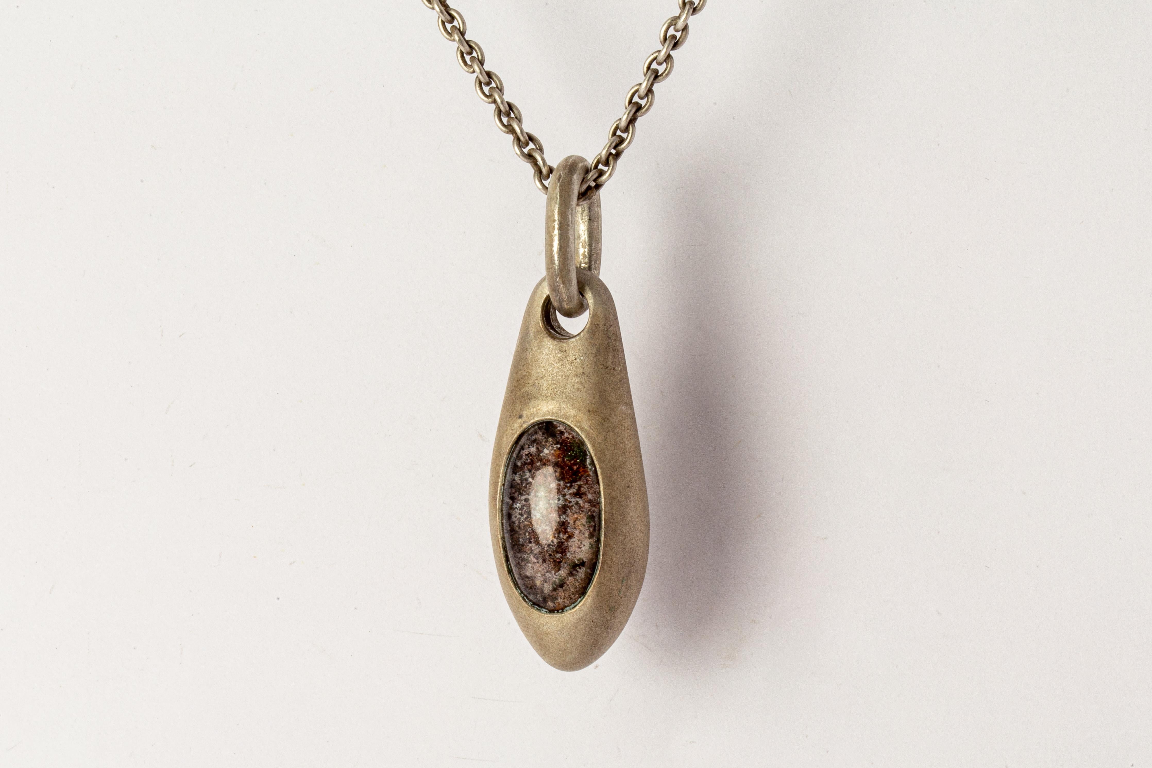 Chrysalis Necklace (Cremaster Emergence, Lodolite, DA+LOD) In New Condition For Sale In Paris, FR