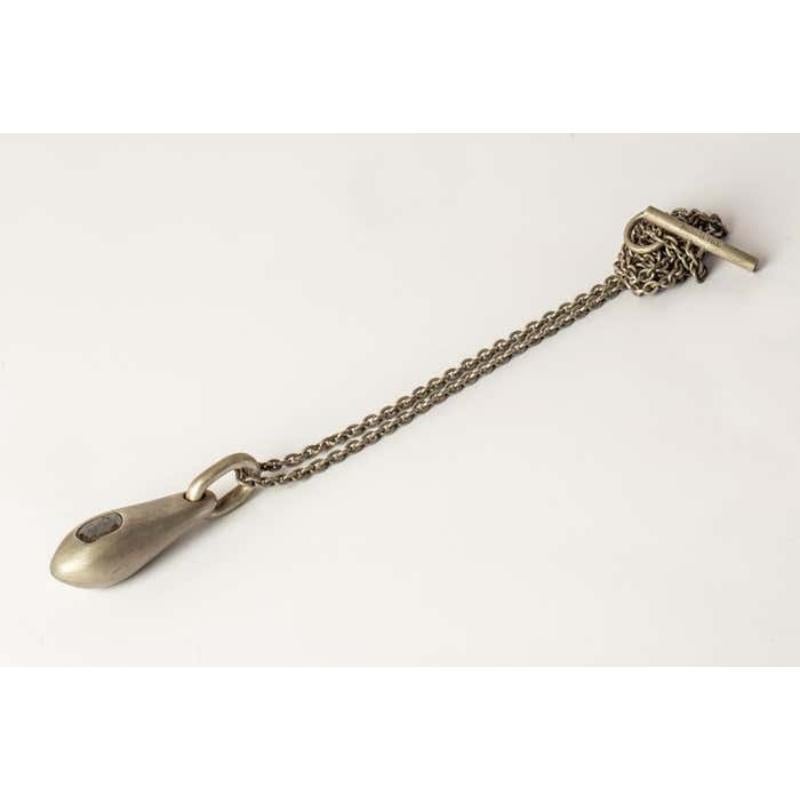 Chrysalis Necklace (Nympha, 1.55 CT, Diamond Slab, DA+DIA) For Sale 1