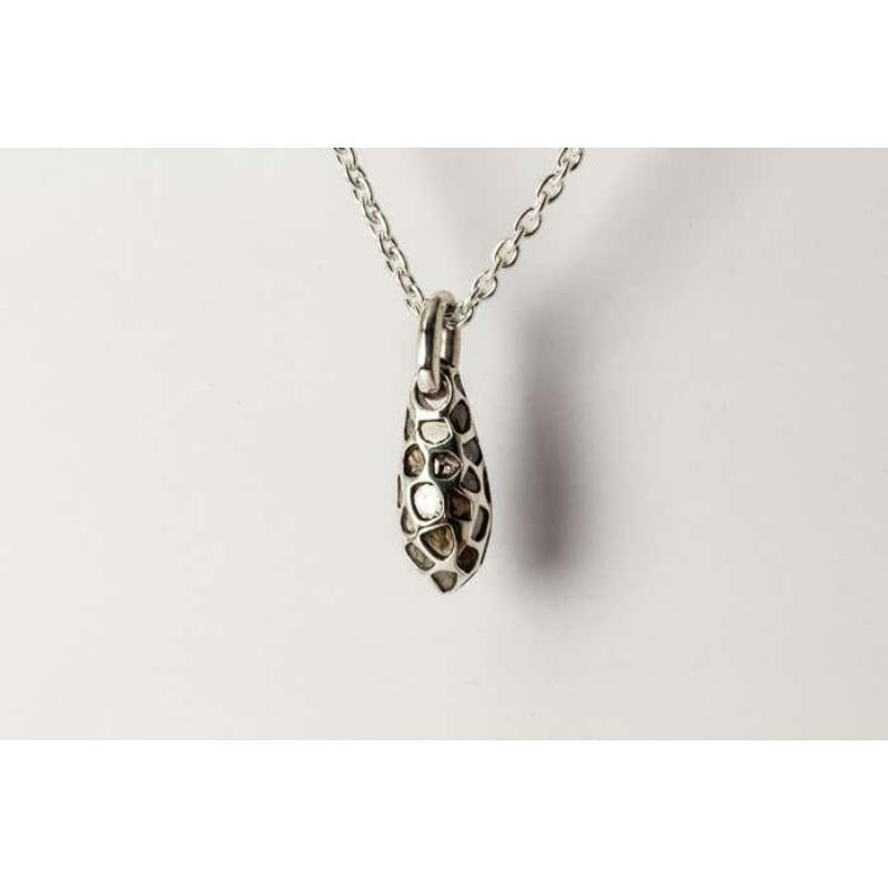 Chrysalis Necklace (Nympha, Mega Pavé, No.1, PA+DIA) In New Condition For Sale In Paris, FR