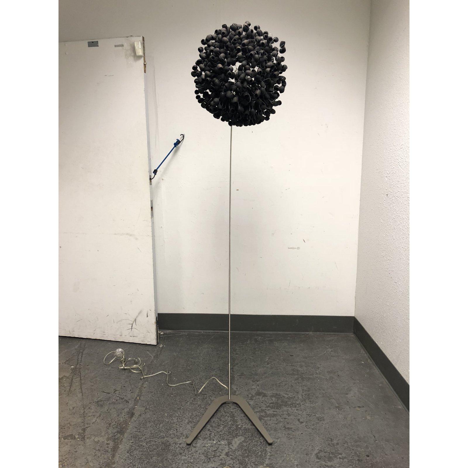 Chrysalis Sky Black Floor Lamp by Ango In Good Condition For Sale In San Francisco, CA