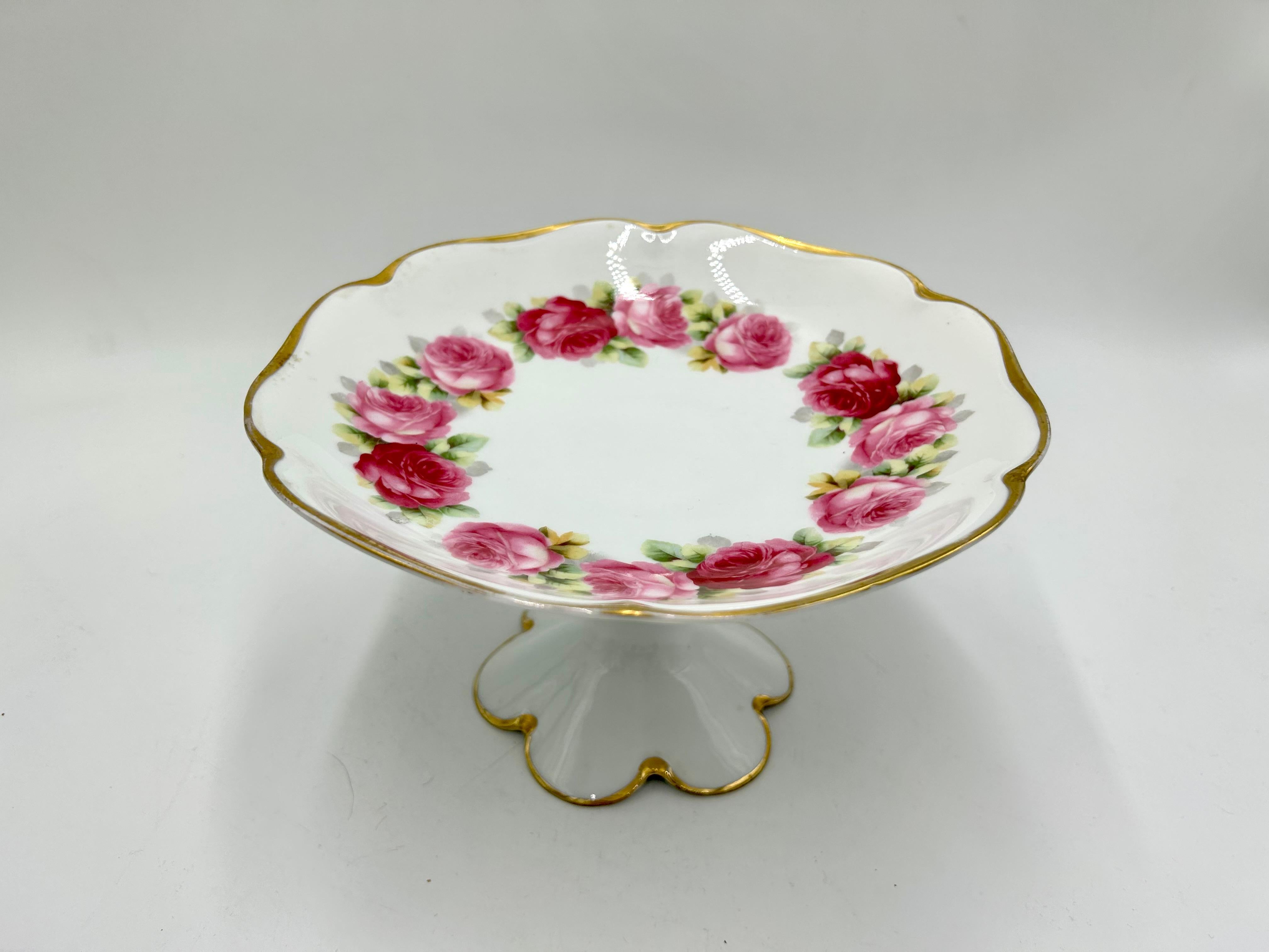 Chrysantheme Cacilie Cake Stand, Rosenthal, 1887-1904 In Good Condition In Chorzów, PL