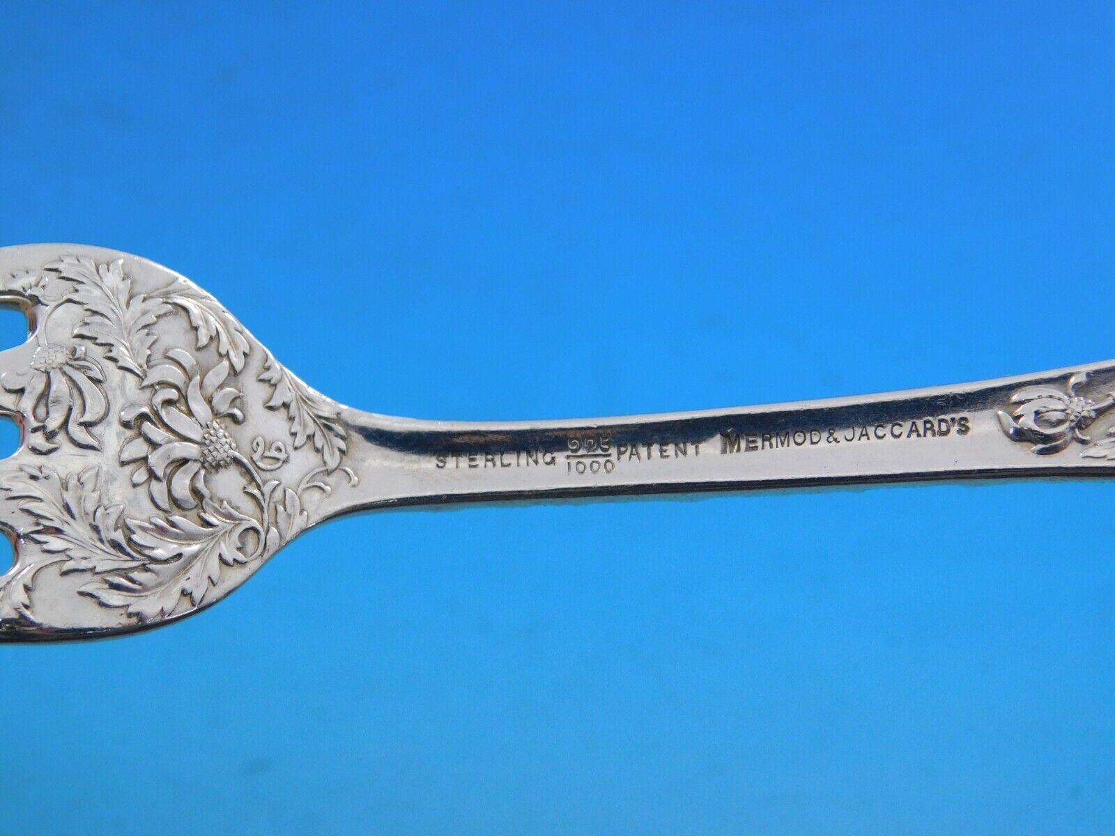 Chrysanthemum by Durgin Sterling Silver Flatware Set for 12 Service 154 Pieces For Sale 3