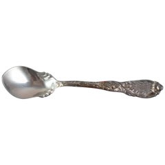 Chrysanthemum by Tiffany & Co. Sterling Ice Cream Spoon Ruffled Shoulders
