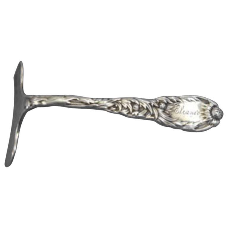 Chrysanthemum by Tiffany and Co. Sterling Silver Baby Food Pusher For Sale at 1stDibs