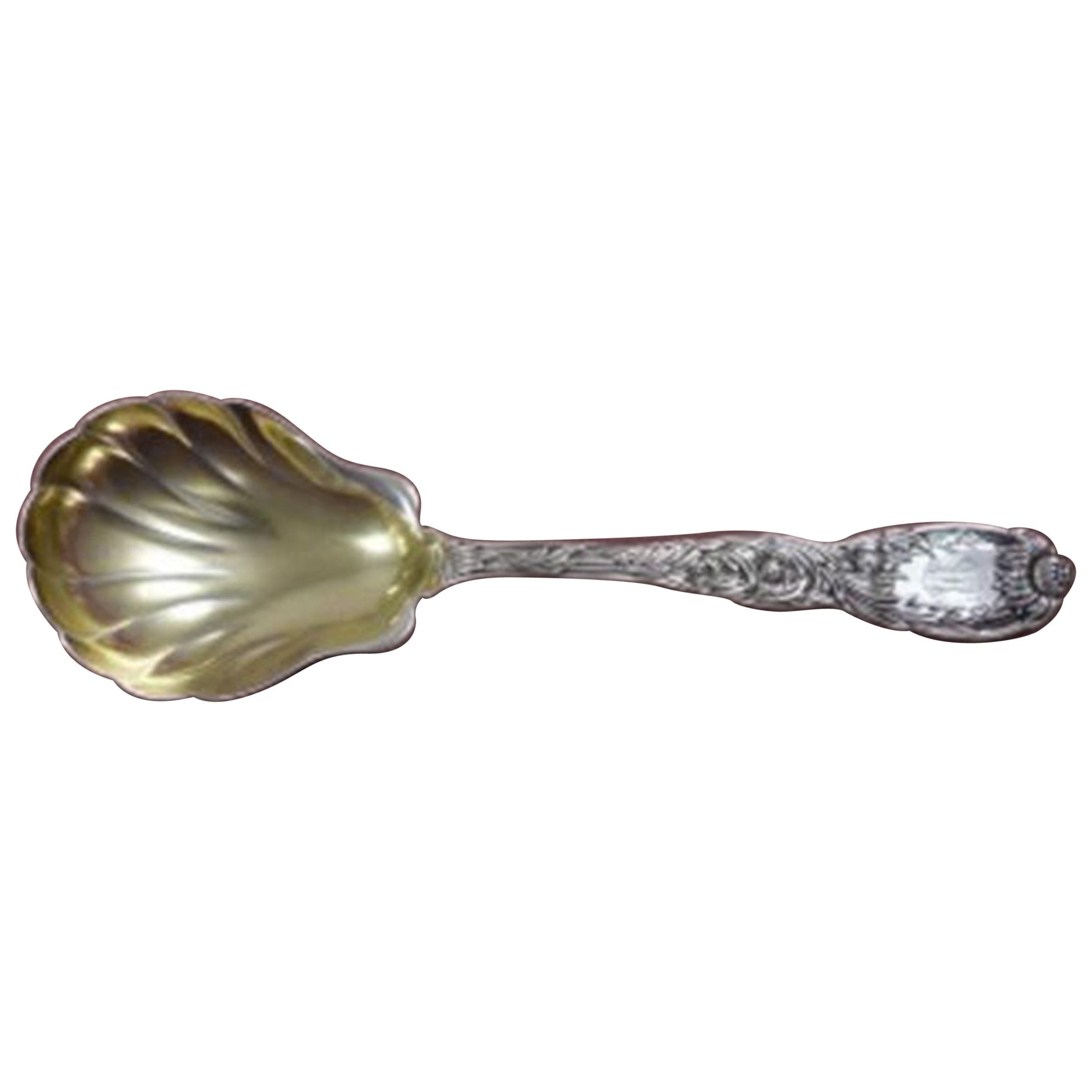 Georgian by Towle Sterling Silver Demitasse Spoon Gold Washed 3 3/4" 