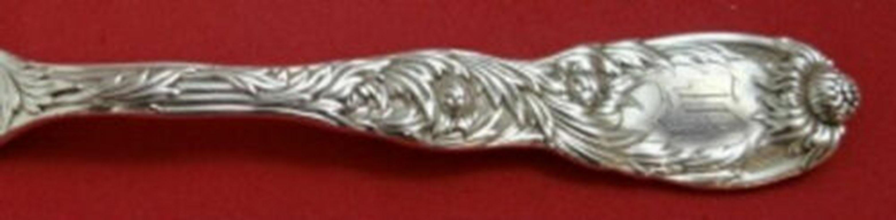 Sterling silver caviar fork, 5 3/4