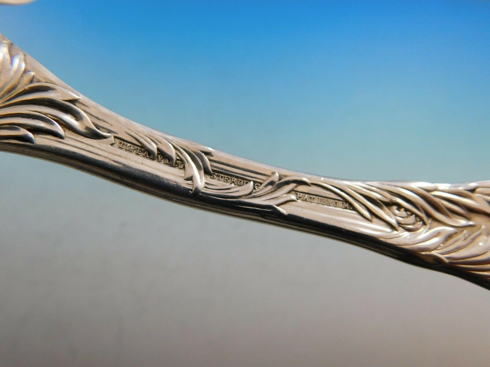 Crisantemo di Tiffany & Co. Forchetta da portata in argento Sterling Fish Floral 1