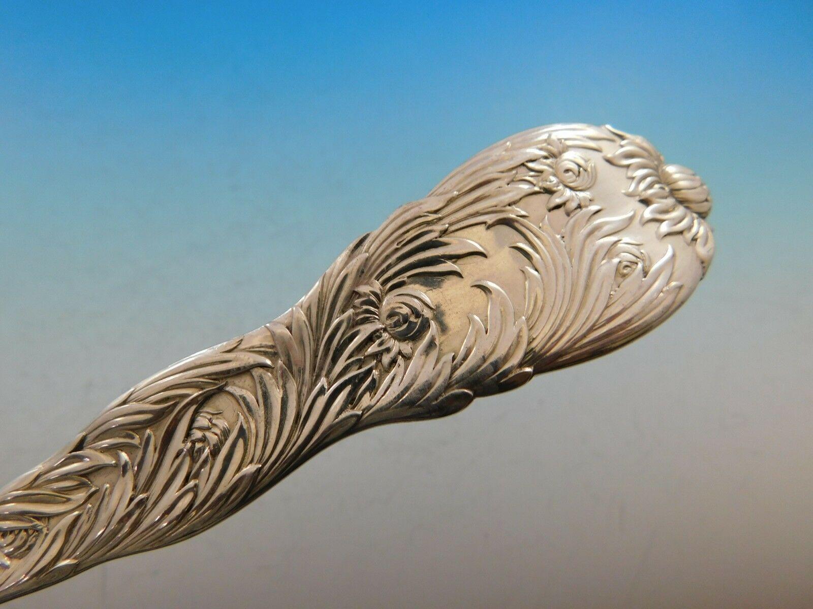 Crisantemo di Tiffany & Co. Forchetta da portata in argento Sterling Fish Floral 2