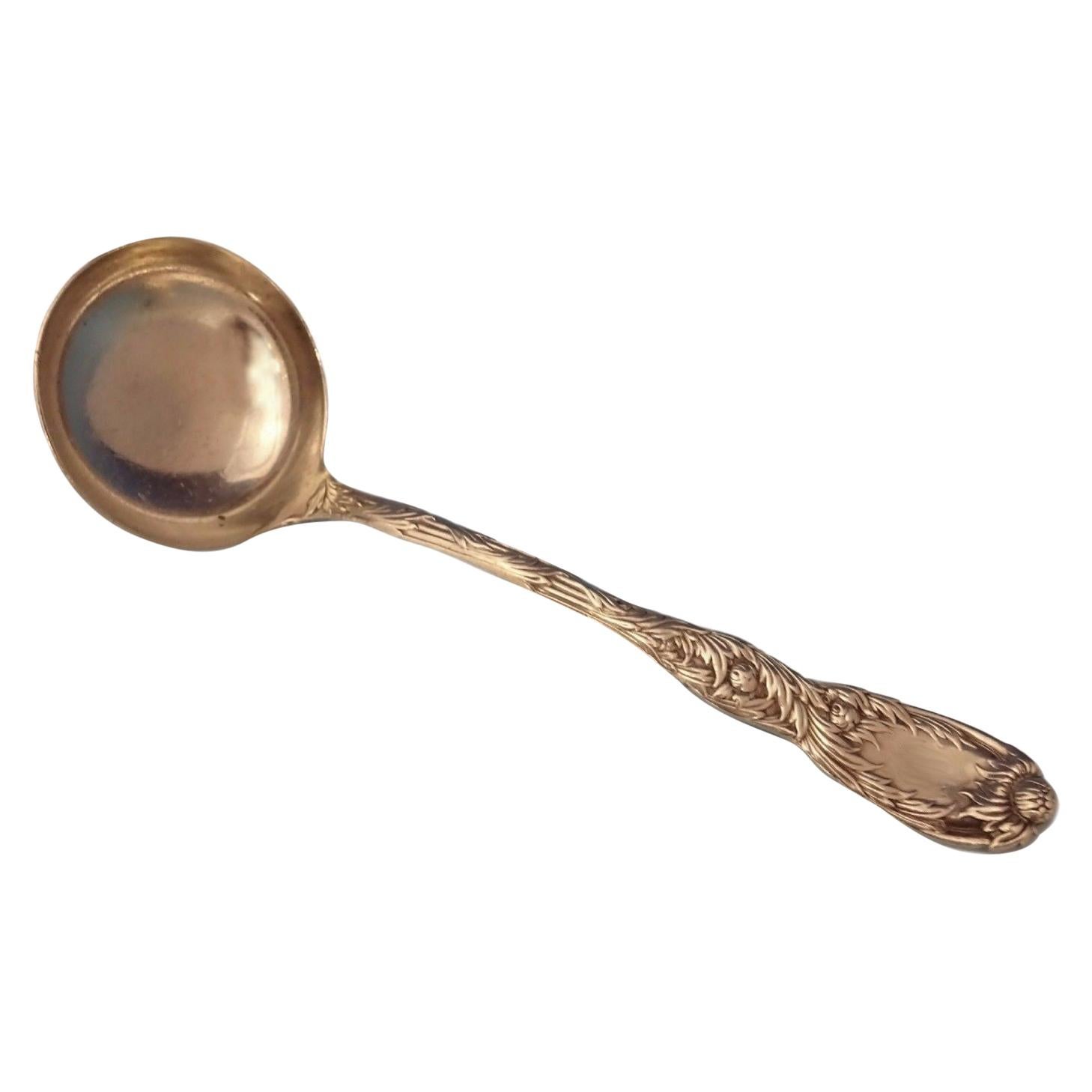 Chrysanthemum by Tiffany and Co. Sterling Silver Gravy Ladle with Plain