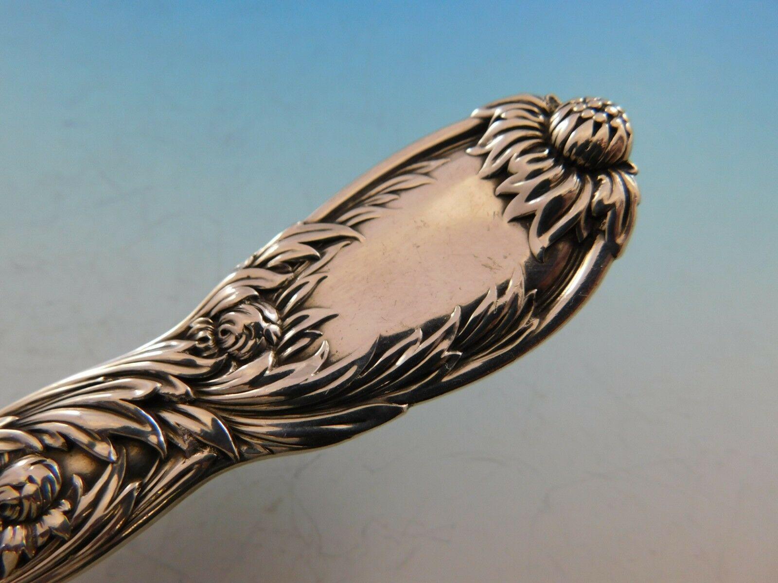 Chrysanthemum by Tiffany & Co. Sterling Silver Ice Cream Server In Excellent Condition In Big Bend, WI
