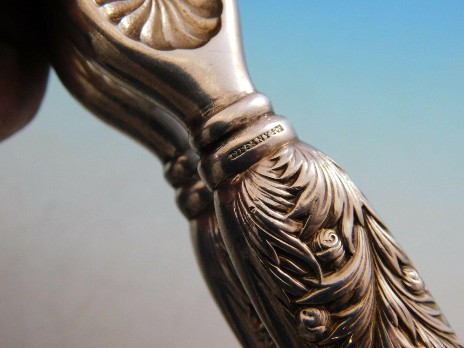 Chrysanthemum par Tiffany and Co. Cracker à Noix en Argent Sterling Original de 5 1/2 po. 1