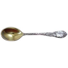 Chrysanthemum by Tiffany & Co Sterling Silver Sherbet Spoon Gold Washed