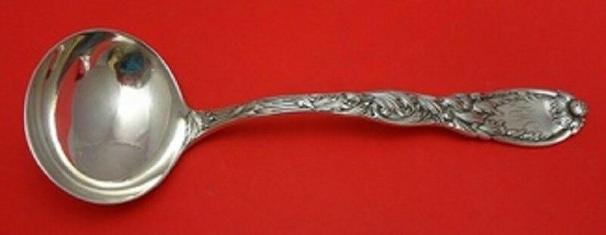 Chrysanthemum by Tiffany and Co. Sterling Silver Soup Ladle Round Bowl 11