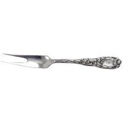 Crisantemo di Tiffany & Co. Forchetta per fragole in argento Sterling a 2 rebbi