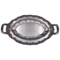 Chrysanthemum by Tiffany & Co. Sterling Silver Tray Oval #5931/1818