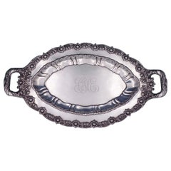 Chrysanthemum by Tiffany and Co. Sterling Silver Tray Oval #5931/1818