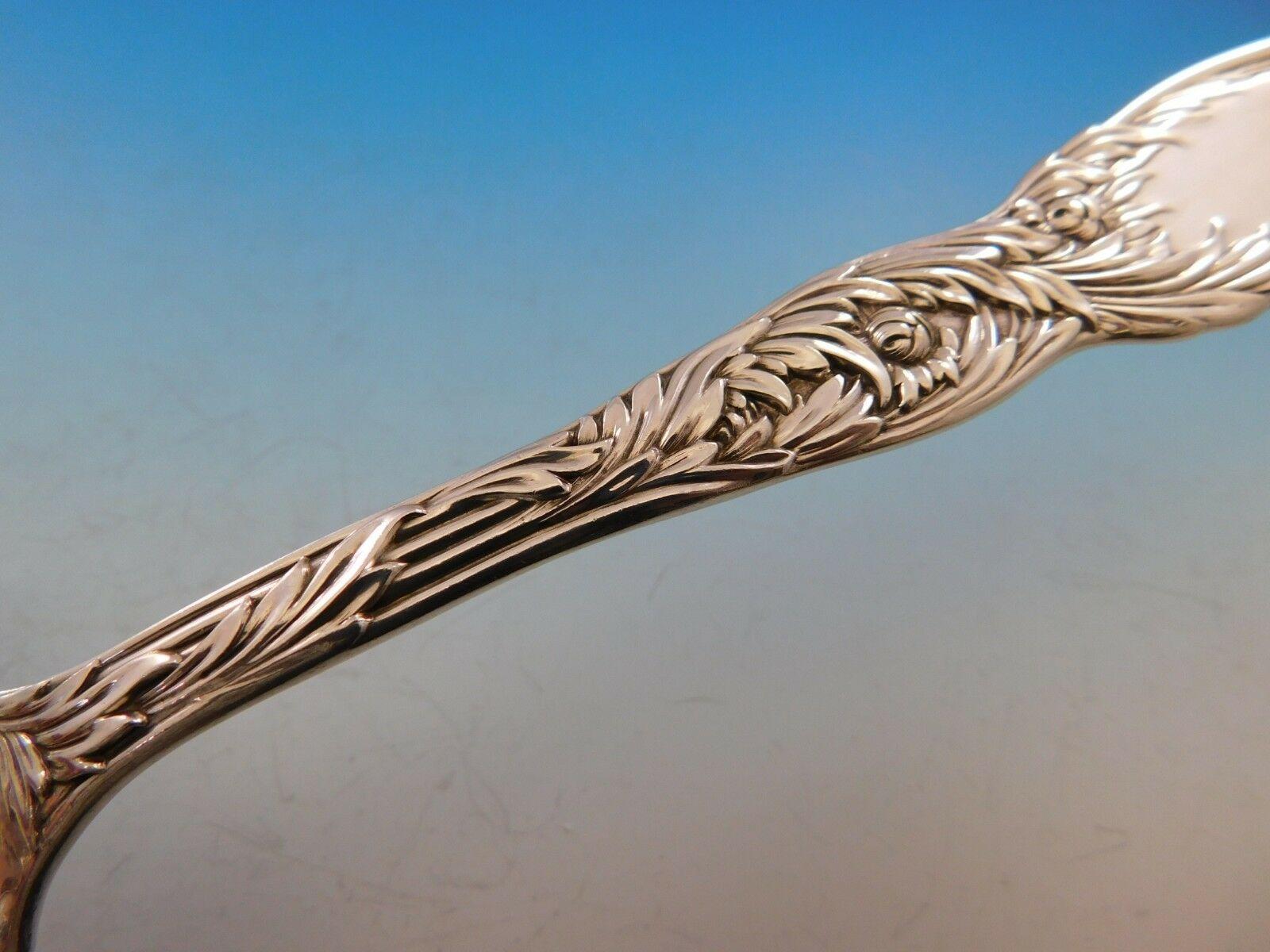Chrysantheme von Tiffany und Co. Sterling Silber Waffel Server durchbohrt 8 3/4