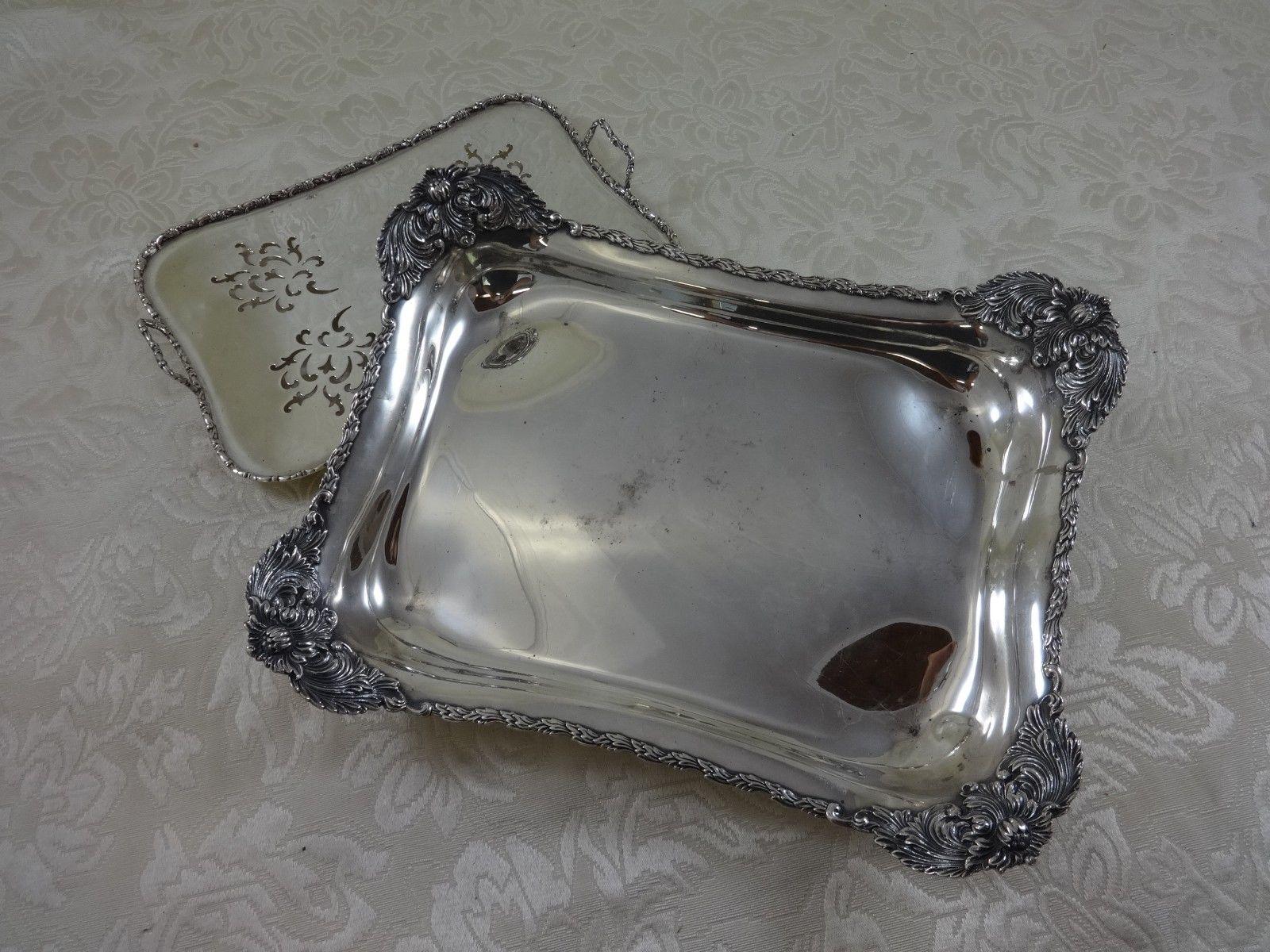 American Chrysanthemum by Tiffany & Co. Sterling Silver Asparagus Tray Pierced