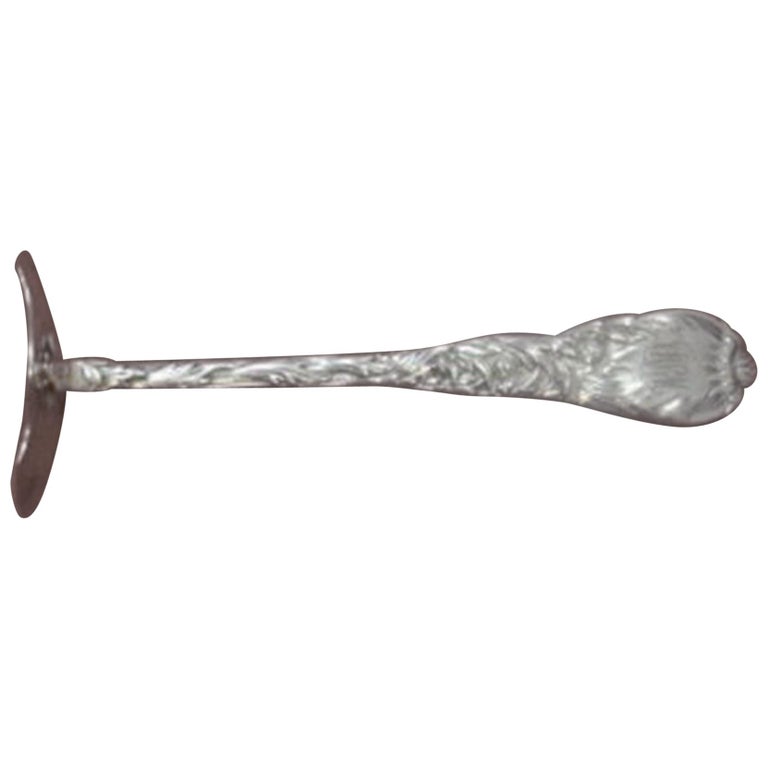 Chrysanthemum by Tiffany and Co. Sterling Silver Baby Food Pusher Original For Sale at 1stDibs