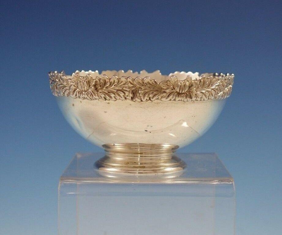 20th Century Chrysanthemum by Tiffany & Co. Sterling Silver Child's Bowl with Underplate