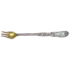 Chrysanthemum by Tiffany & Co. Sterling Silver Cocktail Fork Gold Washed