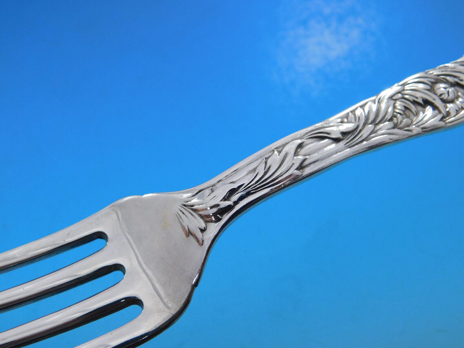 Chrysantheme von Tiffany & Co Sterlingsilber-Besteck-Set 12 Service 60 Teile Abendessen (20. Jahrhundert)