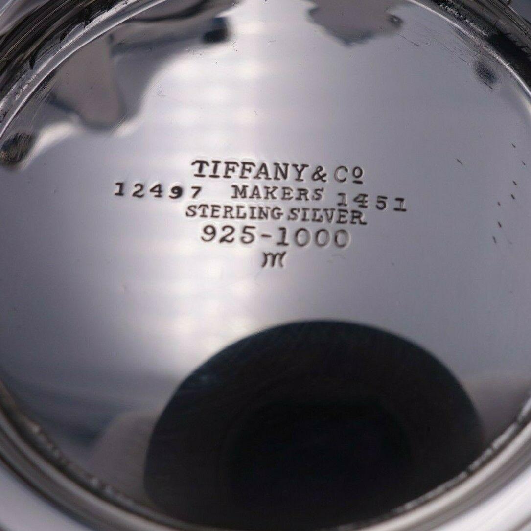 Chrysantheme Tiffany & Co. Große Vase aus Sterlingsilber Hervorragend 21