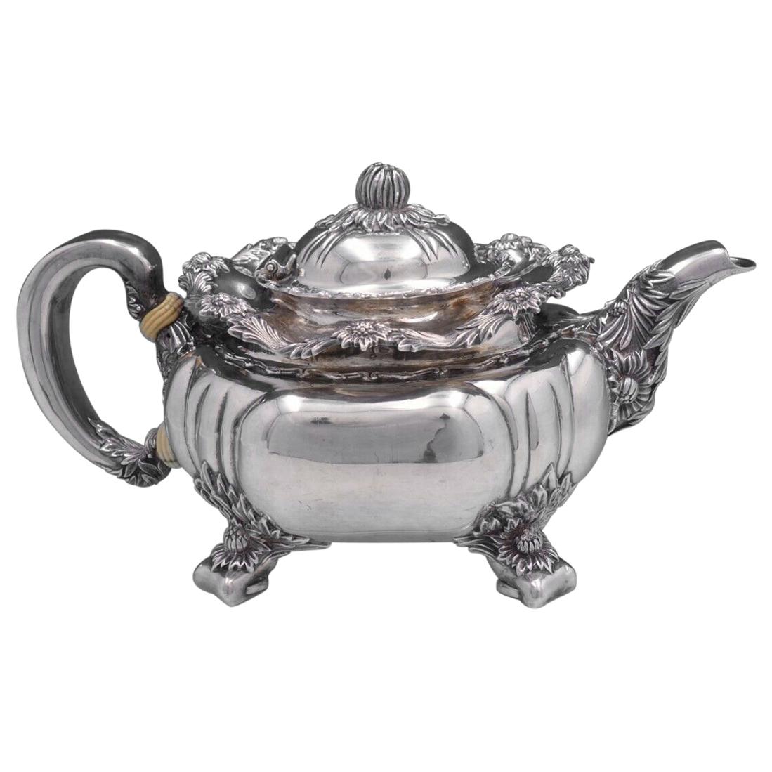 Chrysanthemum by Tiffany & Co. Sterling Silver Tea Pot #52907121 '#4131'