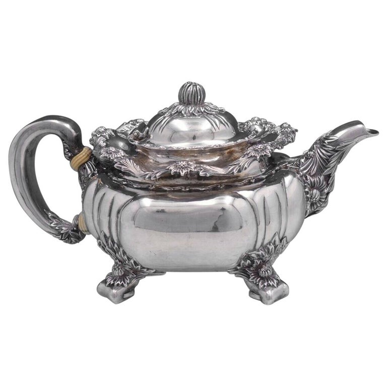 Chrysanthemum by Tiffany and Co. Sterling Silver Tea Pot 52907121 '4131' For Sale at 1stDibs