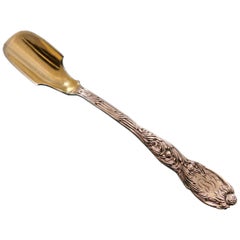 Chrysanthemum by Tiffany Sterling Silver Cheese Scoop Gold-Washed Original