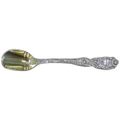 Chrysanthemum by Tiffany Sterling Silver Cheese Scoop Goldwashed