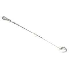 Chrysanthemum by Tiffany Sterling Silver Claret Ladle Twist Handle