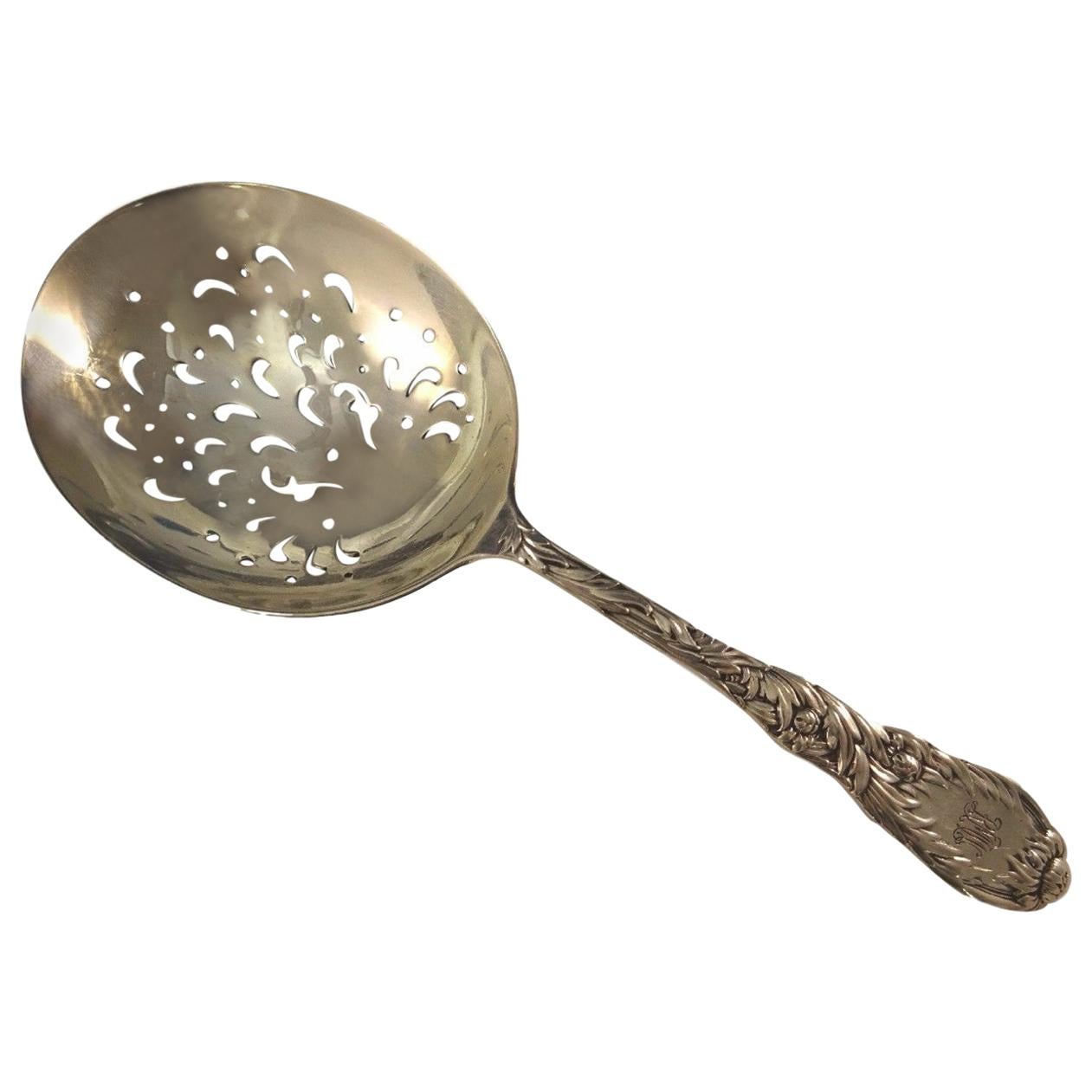 Chrysanthemum by Tiffany and Co Sterling Silver Pierced Cocktail Spoon ...