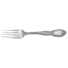 Chrysanthemum by Tiffany Sterling Silver Cold Meat Fork Straight Tines
