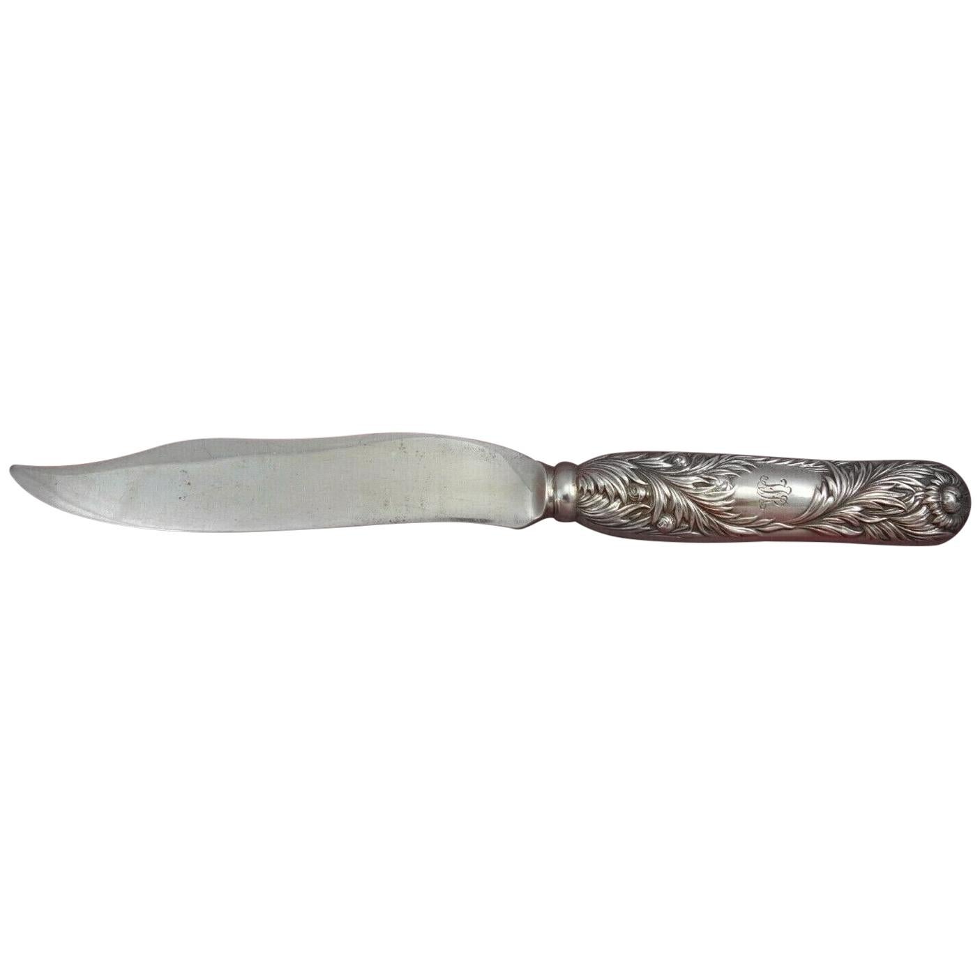 Chrysanthemum by Tiffany Sterling Silver Fish Knife AS Wide Blade