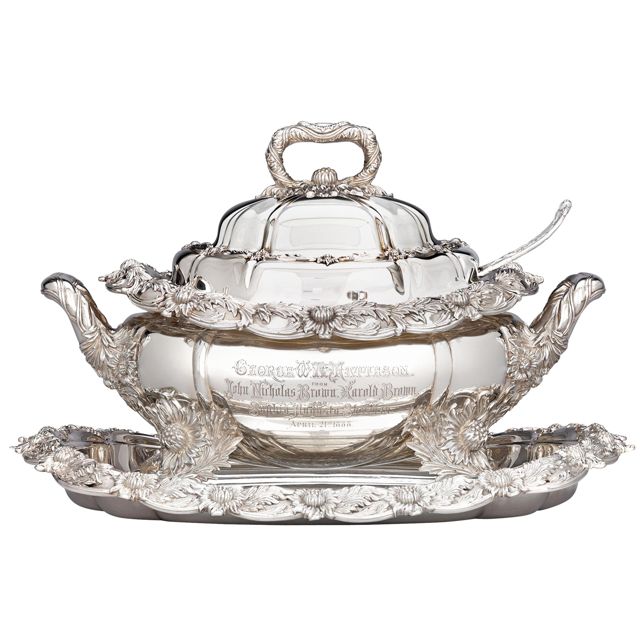 Chrysanthemum Covered Soup Tureen by Tiffany & Co.