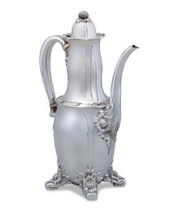 Chrysanthemum Silver Chocolate Pot by Tiffany & Co.