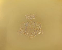 Chrysanthemum Silver Gilt Serving Tray by Tiffany & Co.