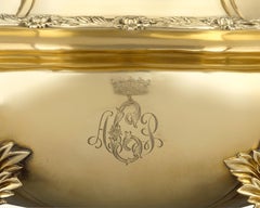 Chrysanthemum Silver Gilt Vegetable Dish by Tiffany & Co.