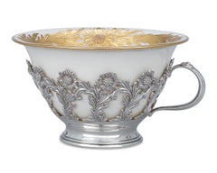 Chrysanthemum Silver Teacup Service by Tiffany & Co.