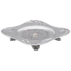 Antique Chrysanthemum Sterling Silver Caviar Server by Tiffany & Co.