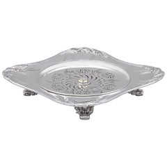 Serveur à caviar en argent sterling Chrysanthème de Tiffany & Co.