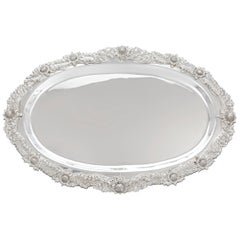 Chrysanthemum Sterling Silver Serving Tray by Tiffany & Co.