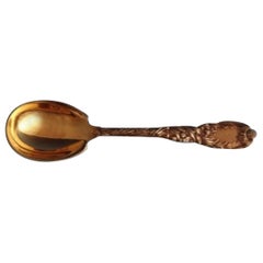Chrysanthemum Vermeil by Tiffany and Co Sterling Silver Sugar Spoon 5 3/4"