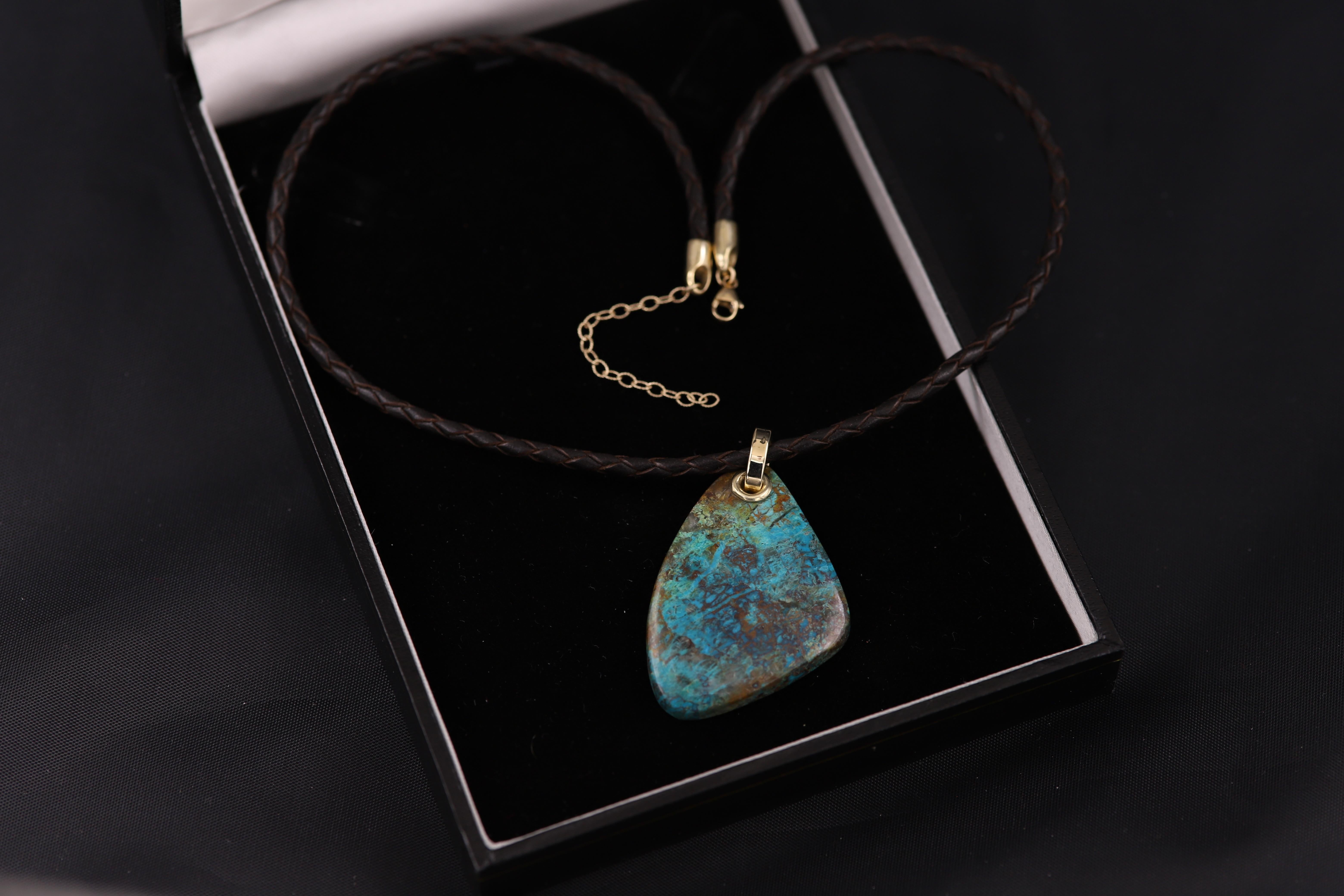 chrysocolla necklace
