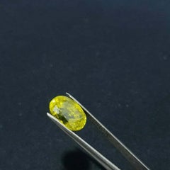 Chrysoberyl 8.98 Cts Greenish Yellow Natural Certified