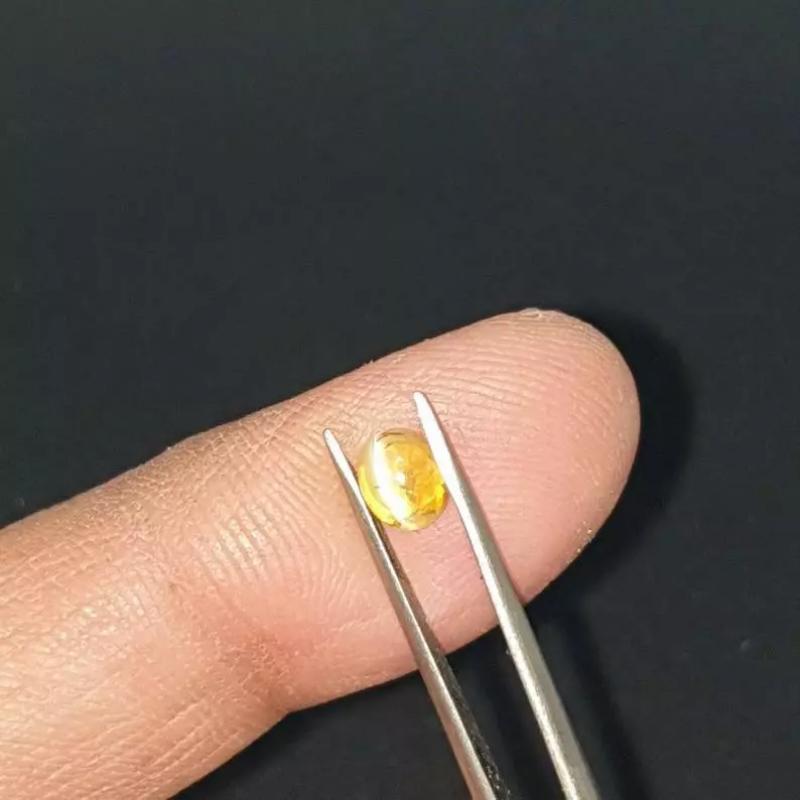 Crisoberillo Occhi di gatto 1,18ct Cabochon naturale certificato IGI In condizioni Nuovo in vendita a Chicago, IL