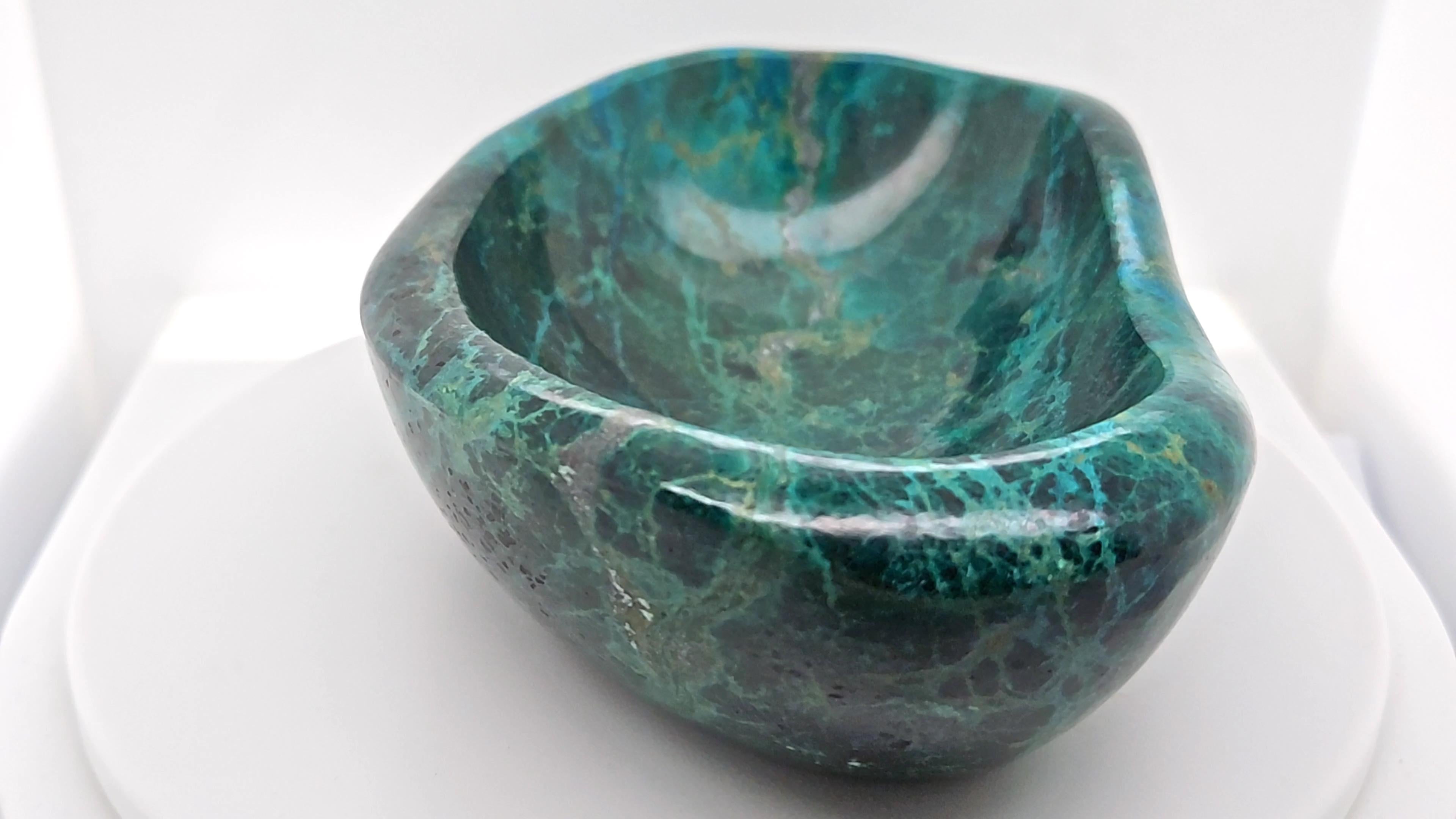 Bol en chrysocolle pour le design et la décoration d'intérieur Neuf - En vente à Kirschweiler, DE