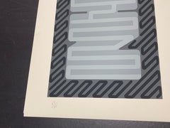 Chryssa, „Electric Sky“, 1980, Serigrafie, signiert und nummeriert